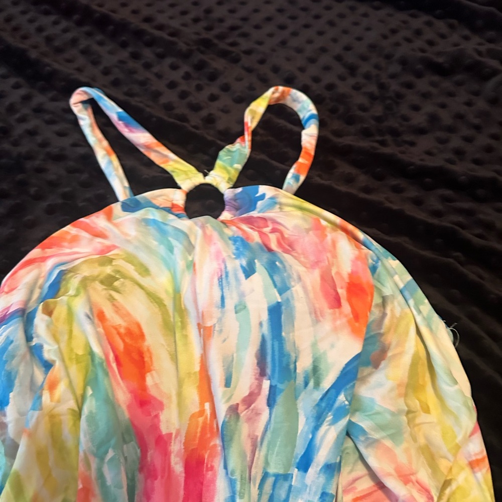 Colorful Strappy Dress